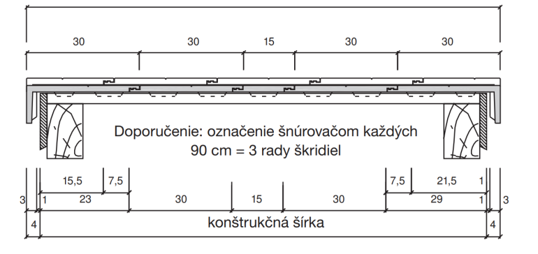 konštrukčná šírka